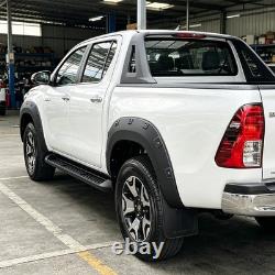 For Toyota Hilux 2018-2020 Invincible X Wide Wheel Arches Body Kit Matte Black