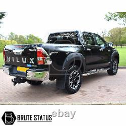 For Toyota Hilux 2018-2020 Wide Body Wheel Arches Fender Flares Riveted Style