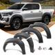 For Toyota Hilux Mk9 2021-2025 Black Wide Wheel Arches Fender Flares Body Kit