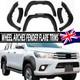 For Toyota Hilux Revo 15-19 Black Wide Wheel Arches Fender Flares Body Kits