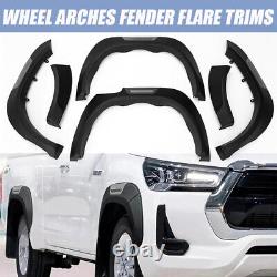 For Toyota Hilux Revo 15-2019 Wide Body Wheel Arches Fender Flares Kit Black UK