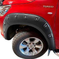 For Toyota Hilux Revo 2015-2017 4-Doors Bolt Style Wide Wheel Arch Flares Kit