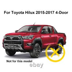 For Toyota Hilux Revo 2015-2017 4-Doors Bolt Style Wide Wheel Arch Flares Kit