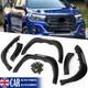 For Toyota Hilux Revo 2015-2019 Wide Wheel Arches Fender Flares Black Body Kit