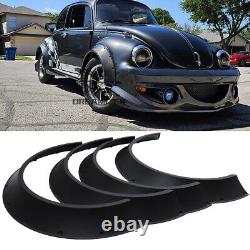 For VW Beetle 4pcs Car Fender Flares Flexible Wide Wheel Arches Body Kits