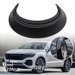 For VW Touareg Fender Flares Extra Wide Body Wheel Arches Kit Mudguards Black