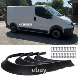 For Vauxhall Vivaro 14-18 4x3.5 Car Fender Flares Extra Wide Body Wheel Arches