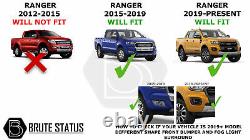 Ford Ranger 2015-2020 Wide Body Wheel Arches & Wheel Spacers T7 T8 Raptor Style
