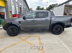 Ford Ranger 2023 2024 T9 WILDTRAK Wide Wheel Arch Kit Gloss Black OEM Design