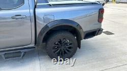 Ford Ranger 2023 2024 T9 WILDTRAK Wide Wheel Arch Kit Gloss Black OEM Design