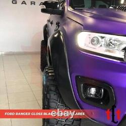 Ford Ranger Big Ultra T6-T7 Wide Body Wheel Arches Fender Flares Kit Gloss Black