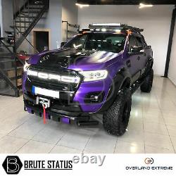Ford Ranger T7 Wide Body Wheel Arches 2016-19 Fender Flares (Overland Extreme)