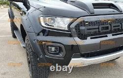 Ford Ranger Wide Body Wheel Arch Extensions T8 2019-2022 Wildtrak Fender Flares