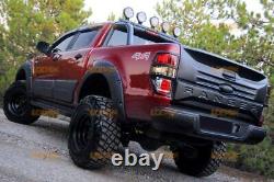 Ford Ranger Wide Wheel Arch Extensions with Screws 2015 2023 Fender Flares