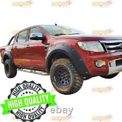 Ford Ranger Wide Wheel Arch Extensions with Screws T6 2012 2015 Fender Flares