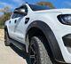 Ford Ranger Wide Wheel Arch Kit T7 T8 2015-2022 Matte Black With Reflectors