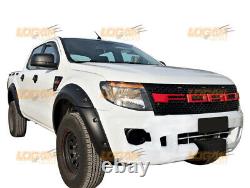 Ford Ranger Wide Wheel Arches Extensions with Screws Raptor Style 2012 2014 T6