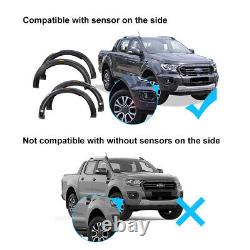 Front Rear Wheel Wide Arch Fender Body Flare Kit For Ford Ranger T8 2019-2022