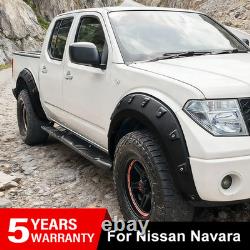 Front Rear Wide Body Wheel Arch Fender Flare Set For Nissan Navara D40 2006-2010