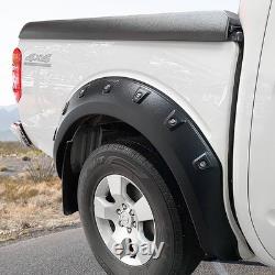 Front Rear Wide Body Wheel Arch Fender Flare Set For Nissan Navara D40 2006-2010