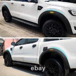 Front Rear Wide Body Wheel Arches Fender Flares Kit For Ford Ranger 2015-2022
