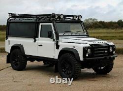 Full Set of 30mm extra wide Black Wheel Arch Kit Fits Land Rover Defender 90/110