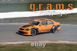 G. R. A. M. S Wider Front Wings +50mm FULL FENDER for LEXUS IS for Wide Body v8