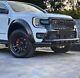 Gloss Black Ford Ranger Wildtrak 2023 Wide Body Arch Arches Fender Flares Kit T9