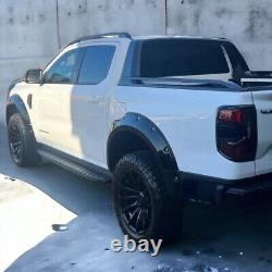 GLOSS BLACK Ford Ranger WILDTRAK 2023 Wide Body Arch Arches Fender Flares Kit T9