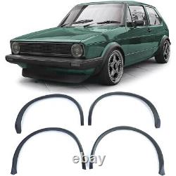 GTI Style Wide Wheel arches set Fender addons for VW Golf 1 74-83 Wing extension