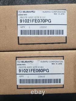 Genuine Subaru Impreza Widetrack Rear Wide Arches WR Blue 02C Pair