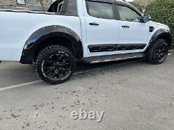 Gloss Black Raptor Look Wide Arch Kit Ford Ranger T7 T8 2016 2021 BOLT STYLE