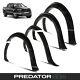 Gloss Black Slim Wide Arches Fender Flares For Ford Ranger T7 Wildtrak 15-18