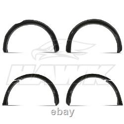 Gloss Black Wheel Arch Wide Body Kit Fender Flares For Ford Ranger T7 2015-2019