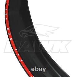 Gloss Black Wheel Arch Wide Body Kit Fender Flares For Ford Ranger T7 2015-2019