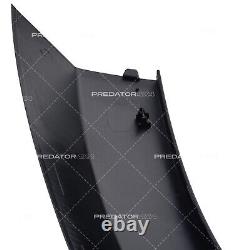 Gloss Black Wide Fender Flare Wheel Arch Trim Kit Set For Defender 90 L663 2020+