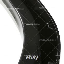 Gloss Black Wide Wheel Arch Set Fender Flare For Mitsubishi L200 Triton 19-23