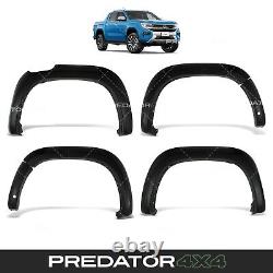 Gloss Black Wide Wheel Arches Fender Flares Kit For Volkswagen Amarok Mk2 2023+