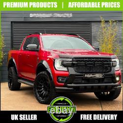 Gloss black Wheel Arches Wide Oem Look Fits Ford Ranger 2023-2025 T9 Fenders
