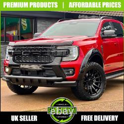 Gloss black Wheel Arches Wide Oem Look Fits Ford Ranger 2023-2025 T9 Fenders