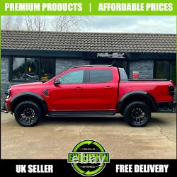 Gloss black Wheel Arches Wide Oem Look Fits Ford Ranger 2023-2025 T9 Fenders