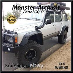 Kut Snake Wheel Arches Fender Flares for Nissan Patrol GQ Y60 87-98 Monster Wide