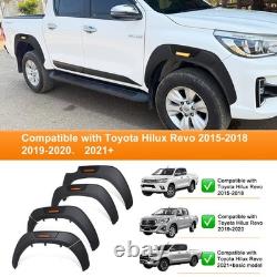 LED Light Wide Wheel Arches 6PCS For Toyota Hilux 2015-2025 Active Invincible