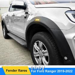 LED Light Wide Wheel Arches Fender Flares Body Kit for Ford Ranger 2019-2022 T8