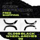 Land Rover Defender 90 Wide Arch Wheel Kit Gloss Black Fender Trim Kit 2021 +