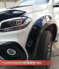 MATT Fender Flares for Mercedes X Class Extra Wide Wheel Arch Arches Extensions