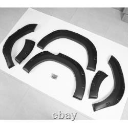 Matte Black 15-19 For Toyota Hilux Revo Wide Wheel Arches Fender Flares Body Kit