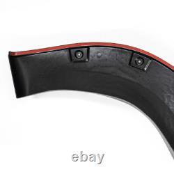 Matte Black 15-19 For Toyota Hilux Revo Wide Wheel Arches Fender Flares Body Kit