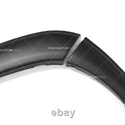 Matte Black Fender Flare Wide Wheel Arches For Toyota Hilux Mk9 2021+