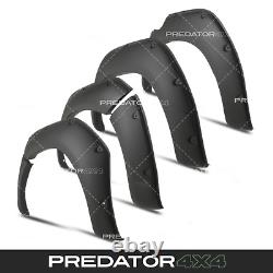 Matte Black Fender Flare Wide Wheel Arches For Toyota Hilux Rocco 2018-2020